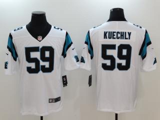 Carolina Panthers 59 Luke Kuechly Football Jersey Legend White