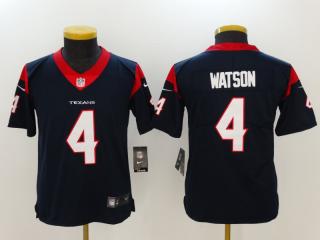 Youth Houston Texans 4 Deshaun Watson Football Jersey Legend Navy Blue