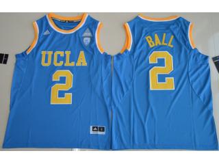 UCLA Bruins 2 Lonzo Ball College Basketball Authentic Jersey Blue