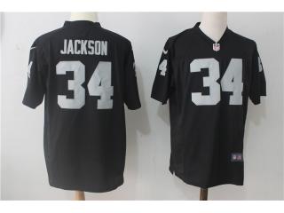 Oakland Raiders 34 Bo Jackson Football Limited Jersey Black