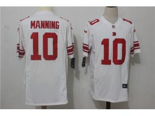 New York Giants 10 Eli Manning Football Jersey White Fan edition
