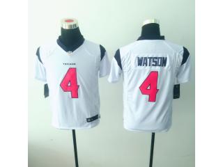 Youth Houston Texans 4 Deshaun Watson Football Jersey White