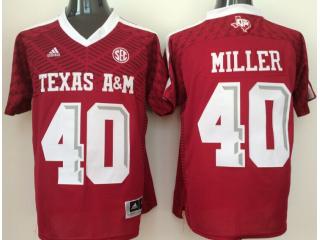 Texas A&M Aggies 40 Von Miller College Football Jersey Red