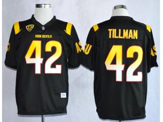 Arizona State Sun Devis (ASU) 42 Pat Tillman College Football Jersey Black