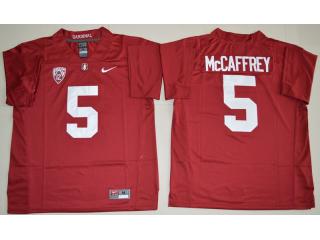 Stanford Cardinal 5 Christian McCaffrey College Football Jersey Red