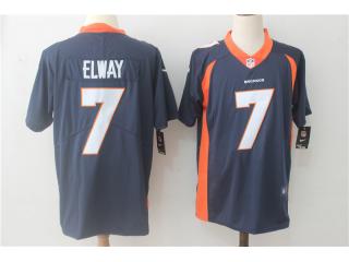Denver Broncos 7 John Elway Football Jersey Legend Navy Blue