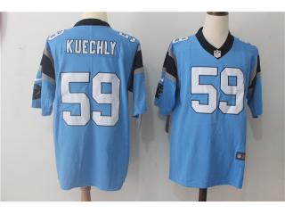 Carolina Panthers 59 Luke Kuechly Football Jersey Legend Light blue