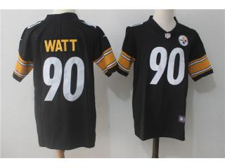 Pittsburgh Steelers 90 T.J. Watt Football Jersey Legend Black