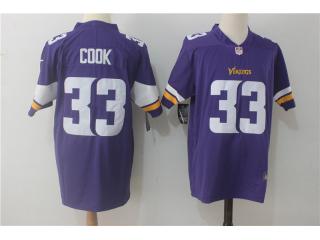 Minnesota Vikings 33 Dalvin Cook Football Jersey Legend Purple