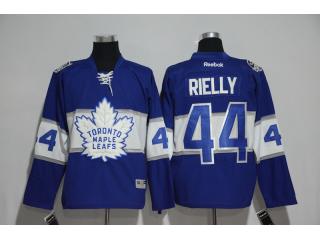 Centennial Classic 100th Toronto Maple Leafs 44 Rielly Stitched Ice Hockey Jersey Blue