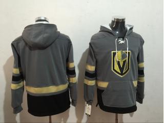 Classic Vegas Golden Knights blank Ice Hoodies Hockey Jersey Gray