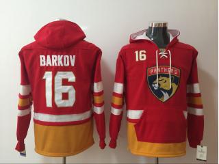 Classic Florida Panthers 16 Aleksander Barkov Ice Hoodies Hockey Jersey Red