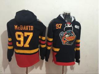 Classic Edmonton Oilers 97 Connor McDavid Ice Hoodies Hockey Jersey Black