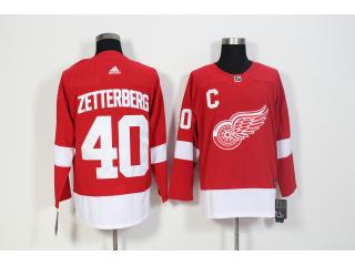 Adidas Classic Detroit Red Wings 40 Henrik Zetterberg Ice Hockey Jersey Red