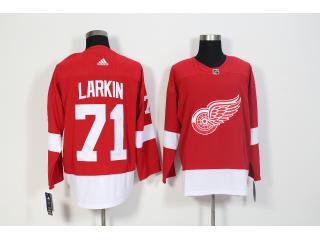 Adidas Classic Detroit Red Wings 71 Philip Larkin Ice Hockey Jersey Red