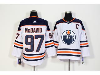 Adidas Classic Edmonton Oilers 97 Connor McDavid Ice Hockey Jersey White