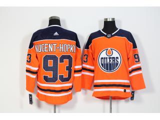 Adidas Classic Edmonton Oilers 93 Ryan Nugent-Hopkins Ice Hockey Jersey Orange
