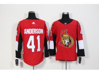 Adidas Classic Ottawa Senators 41 Craig Anderson Ice Hockey Jersey Red