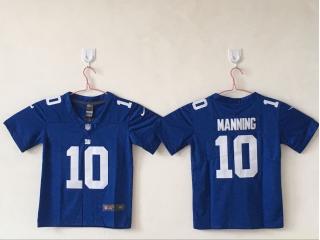 Youth New York Giants 10 Eli Manning Football Jersey Legend Blue