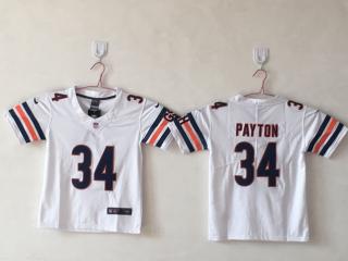 Youth Chicago Bears 34 Walter Payton Football Jersey Legend White