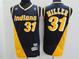 Indiana Pacers 31 Reggie Miller Basketball Jersey Trichromatic spell