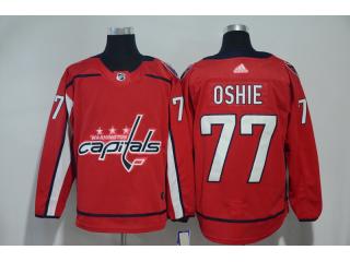 Adidas Classic  Washington Capitals 77 T.J. Oshie Ice Hockey Jersey Red