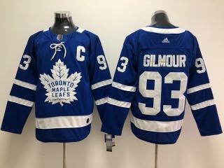 Adidas Classic Toronto Maple Leafs 93 Doug Gilmour Ice Hockey Jersey Blue