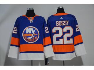 Adidas Classic New York Islanders 22 Mike Bossy Ice Hockey Jersey Blue