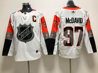 NHL all star Adidas Classic Edmonton Oilers 97 Connor McDavid Ice Hockey Jersey White