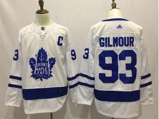 Adidas Classic Toronto Maple Leafs 93 Doug Gilmour Ice Hockey Jersey White