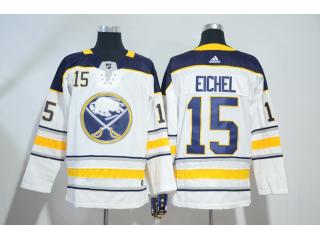 Adidas Classic Buffalo Sabres 15 Jack Eichel Ice Hockey Jersey White