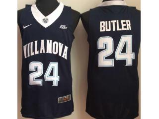 Villanova Wildcats 24 Jimmy Butler College Basketball Jersey Navy Blue