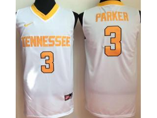 Tennesse Volunteers 3 Candace Parker College Basketball Jersey White