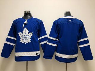 Youth Adidas Classic Toronto Maple Leafs Blank Ice Hockey Jersey Blue
