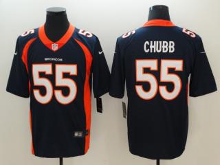 Denver Broncos 55 Bradley Chubb Football Jersey Legend Navy Blue