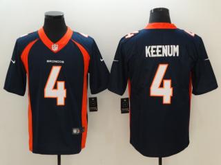 Denver Broncos 4 Case Keenum Football Jersey Legend Black