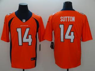 Denver Broncos 14 Courtland Sutton Football Jersey Legend Orange
