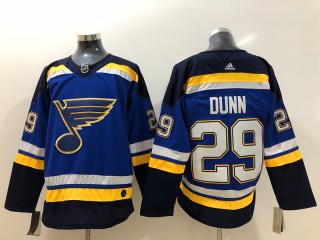 Adidas Classic St. Louis Blues 29 Vince Dunn Ice Hockey Jersey Blue