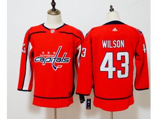 Women Adidas Classic Washington Capitals 43 Tom Wilson Ice Hockey Jersey Red