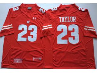 Wisconsin Badgers 23 Jonathan Taylor College Football Jersey Red