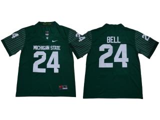 Michigan State Spartans 24 Le'Veon Bell Limited College Football Jersey Green