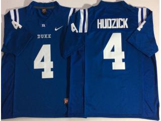 Duke Blue Devils 4 Myles Hudzick College Football Jersey Blue