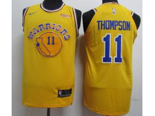 Nike Golden State Warrior 11 klay Thompson Basketball Jersey Yellow new fans Edition