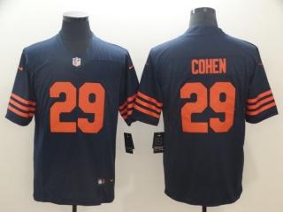 Chicago Bears 29 Tarik Cohen Football Jersey Legend Navy Blue
