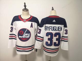 Adidas Classic Winnipeg Jets 33 Dustin Byfuglien Ice Hockey Jersey White