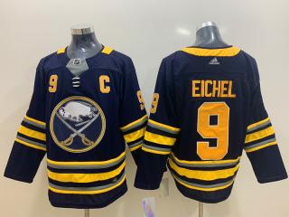 Adidas Classic Buffalo Sabres 9 Jack Eichel Ice Hockey Jersey Navy Blue