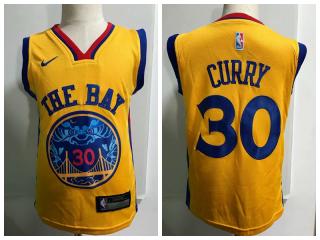 Baby Nike Golden State Warrior 30 Stephen Curry Basketball Jersey Yellow
