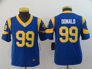 Youth St. Louis Rams 99 Aaron Donald Football Jersey Legend Blue