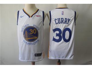 Nike Golden State Warrior 30 Stephen Curry Basketball Jersey White Fans version