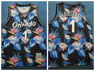 Orlando Magic 1 Penny Hardaway Basketball Jersey Flower Fashion Retro Fan Edition